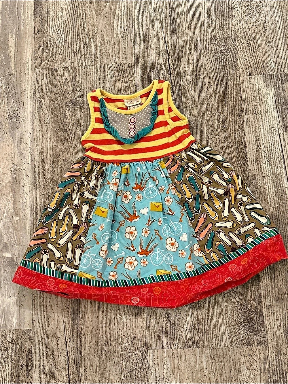 Matilda Jane Baby Girls Striped Dress Size 18M